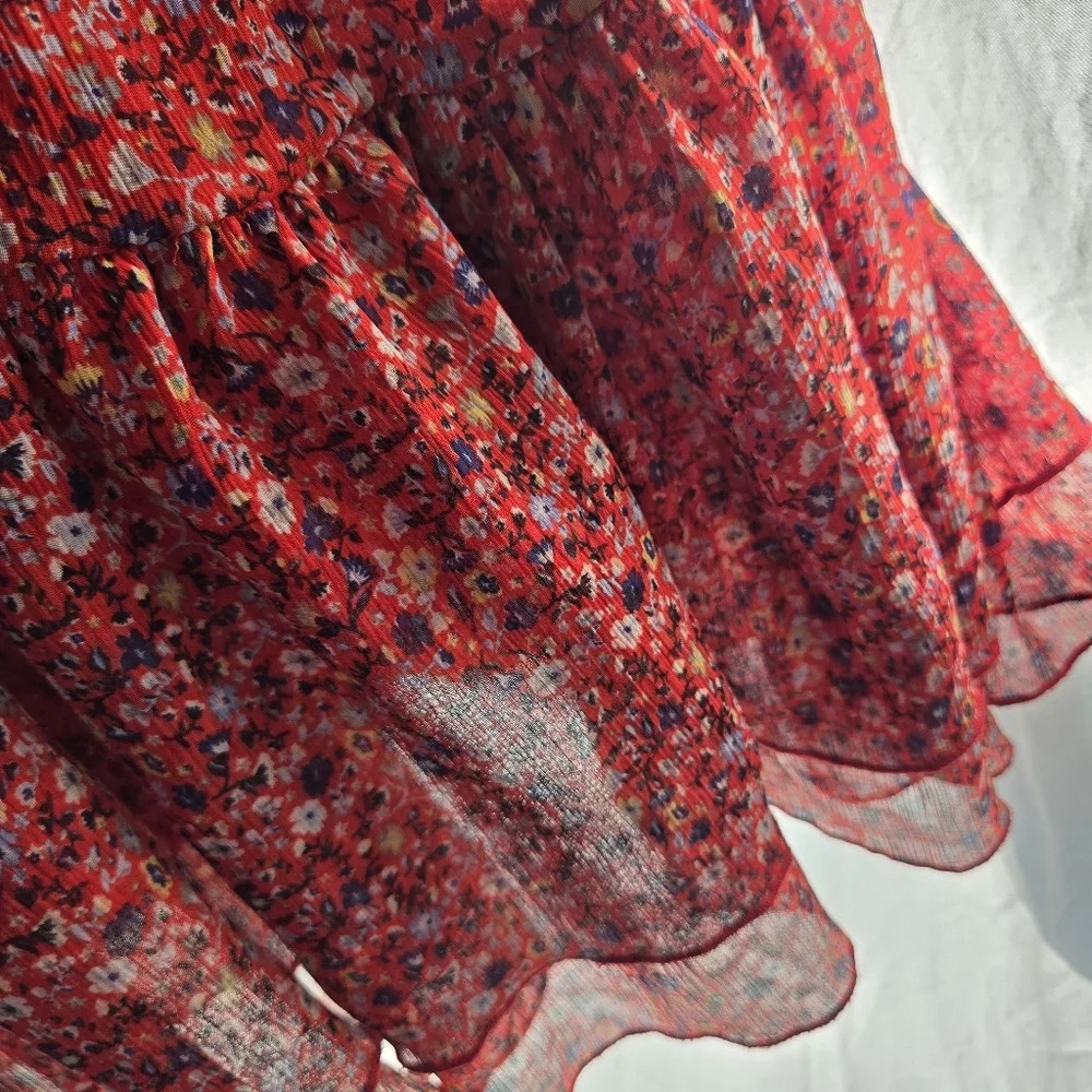 Floral Ruffle Dress - Picture 11 of 13